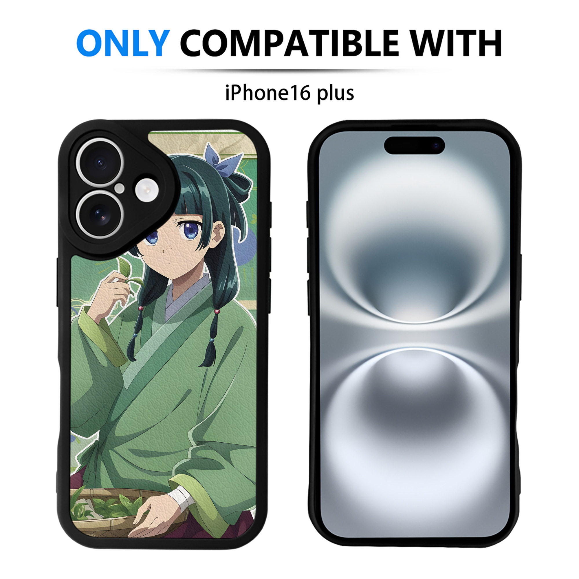 （画像用） 薬屋のひとりごと The Apothecary Diaries 【iPhone 16シリーズ対応】シリコンスマホケース（レザー調） 材質：シリコン